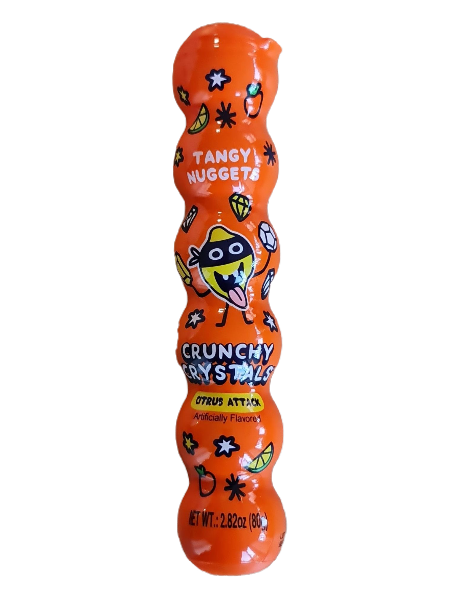 Crunchy crystals tangy nuggets citrus attack 80g