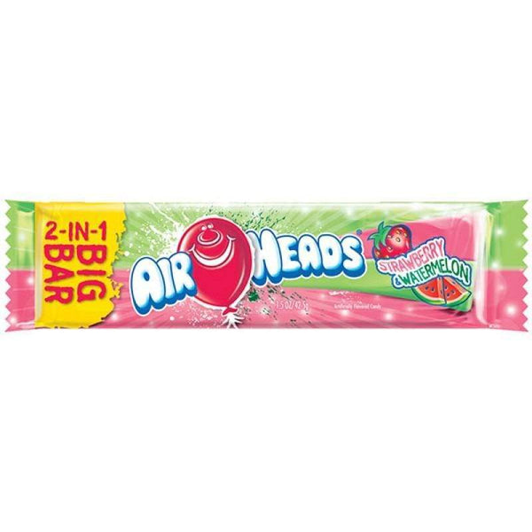 Strawberry and watermelon airheads Big bar candy smash