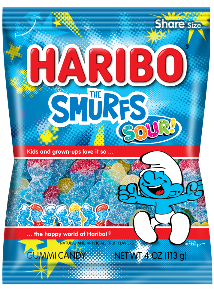 HARIBO The Smurfs Sour 113g