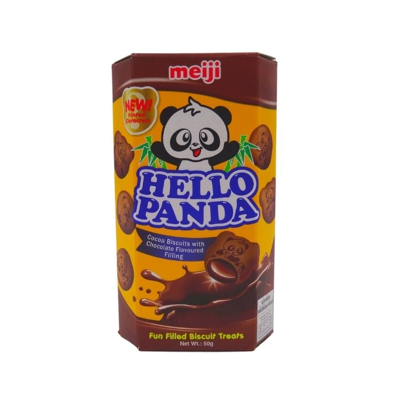 MEIJI Hello Panda Cocoa Biscuit Chocolate Filling 50g