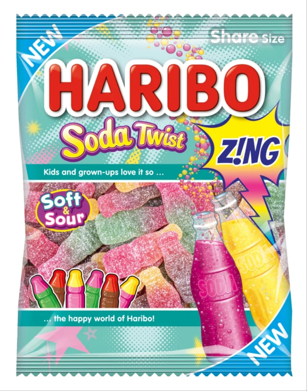 HARIBO Soda Twist 160g bb July (07 Month)