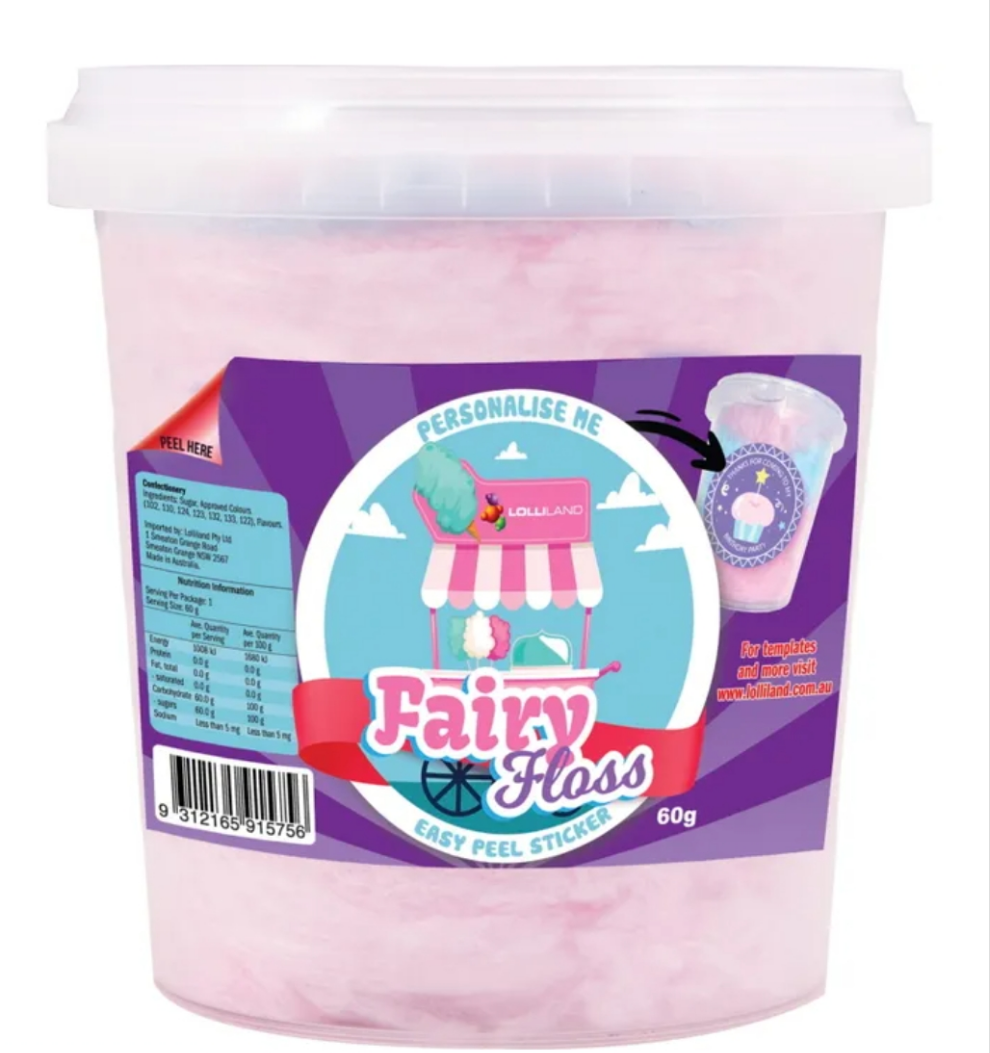 Personalise Me Fairy Floss 60g