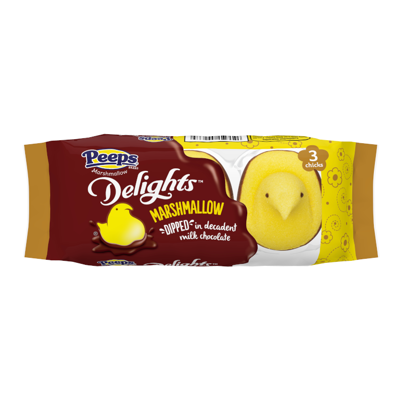 PEEPS Delights Milk Chocolate Dipped Marshmallow 42g