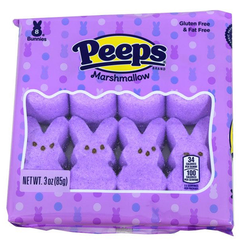 PEEPS Marshmallow Bunnies Purple 85g