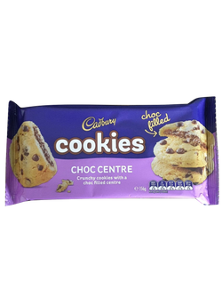 Cadbury cookies choc centre 156g