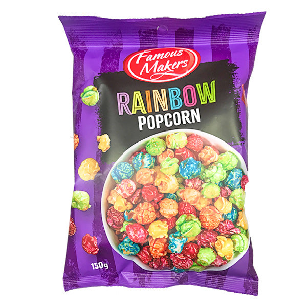FAMOUS MAKERS Rainbow Popcorn 150g