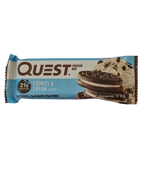 Quest protein bar cookies & cream 60g