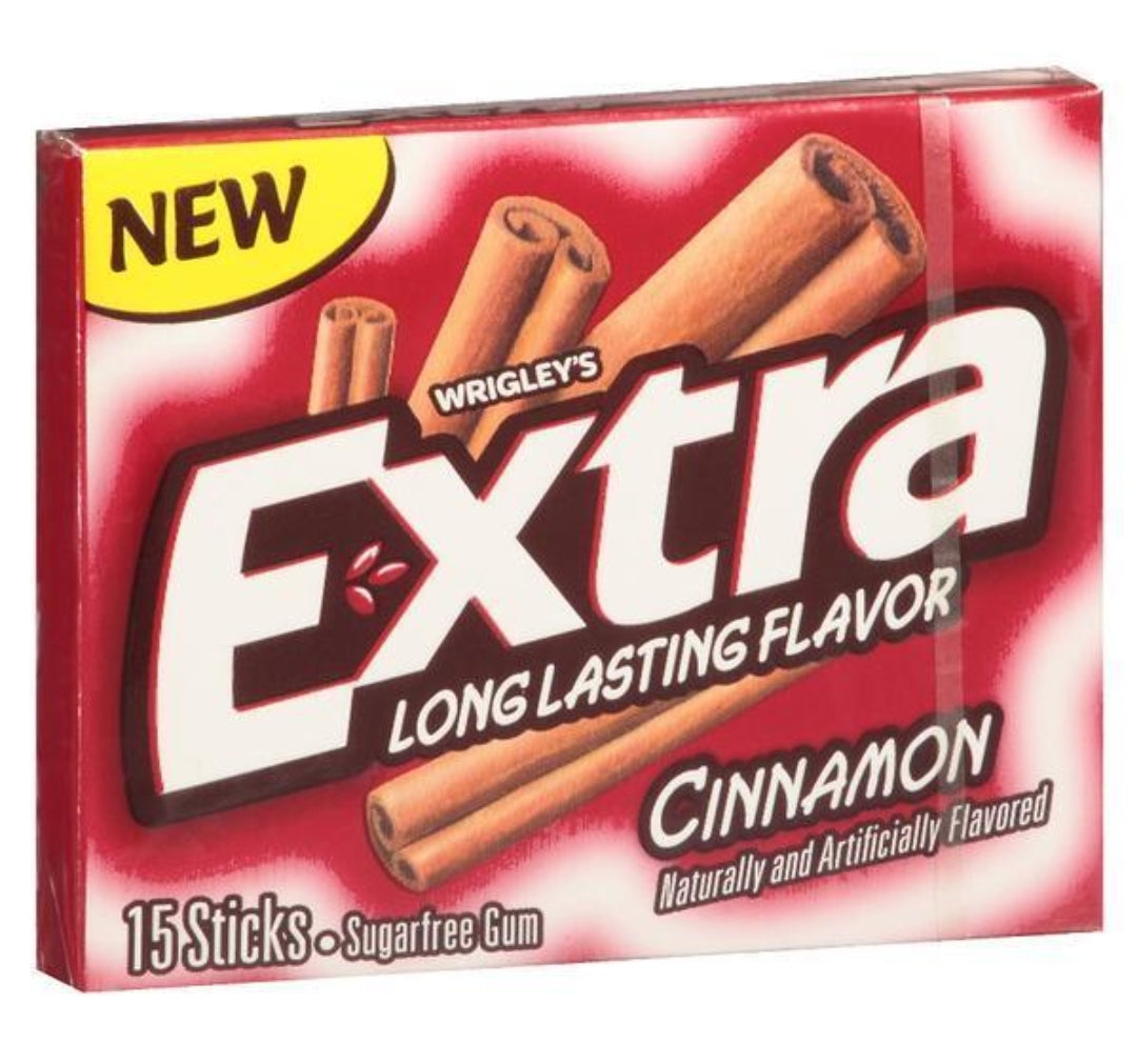 WRIGLEY'S Extra Long Lasting Flavour Cinnamon 15 Sticks