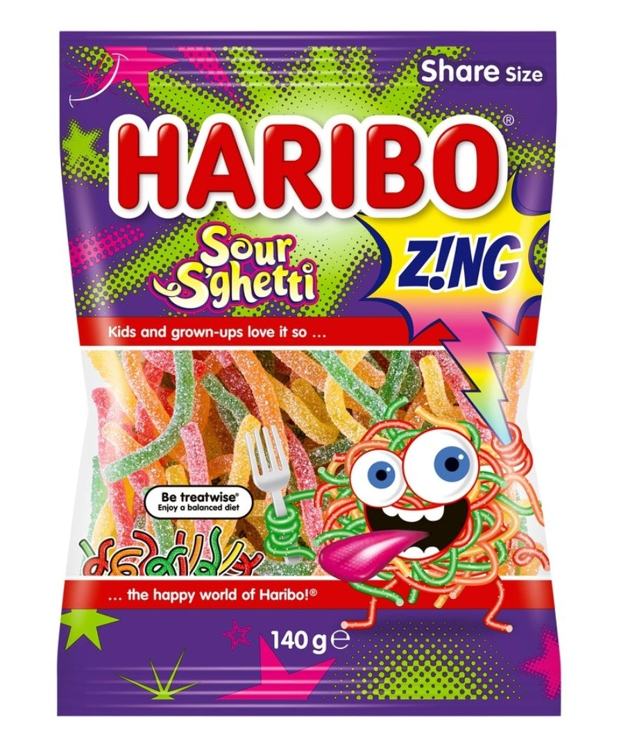 HARIBO Sour S'ghetti ZING 140g