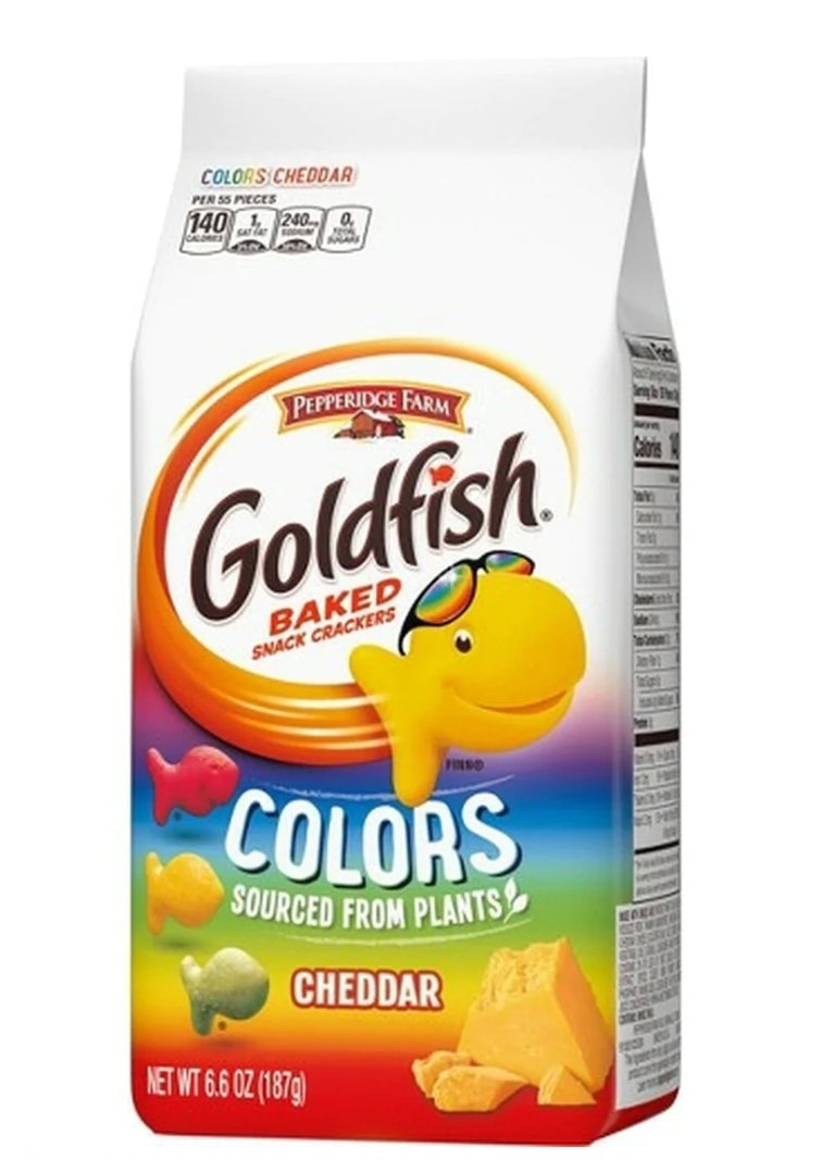 GOLDFISH Colors Cheddar Crackers 187g