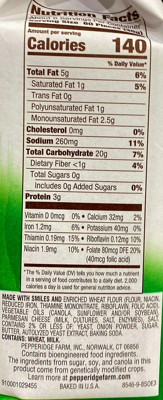 GOLDFISH Parmesan Crackers 187g