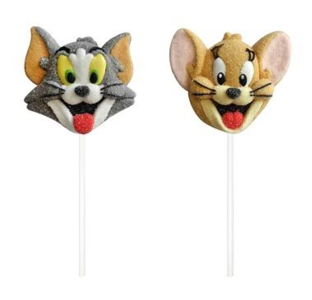TOM & JERRY Strawberry Marshmallow pops 45g