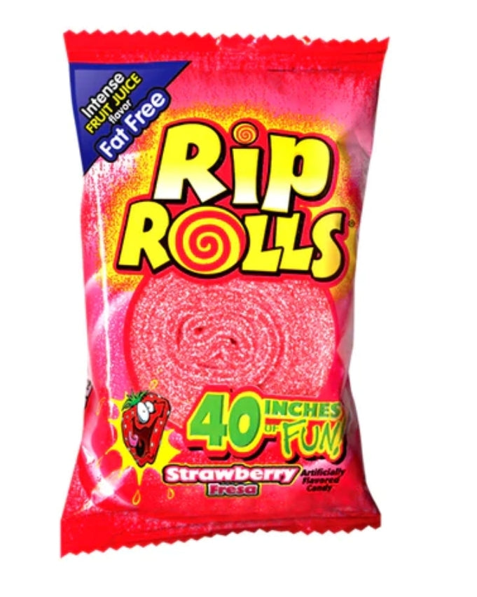 Rip Rolls Strawberry 40g