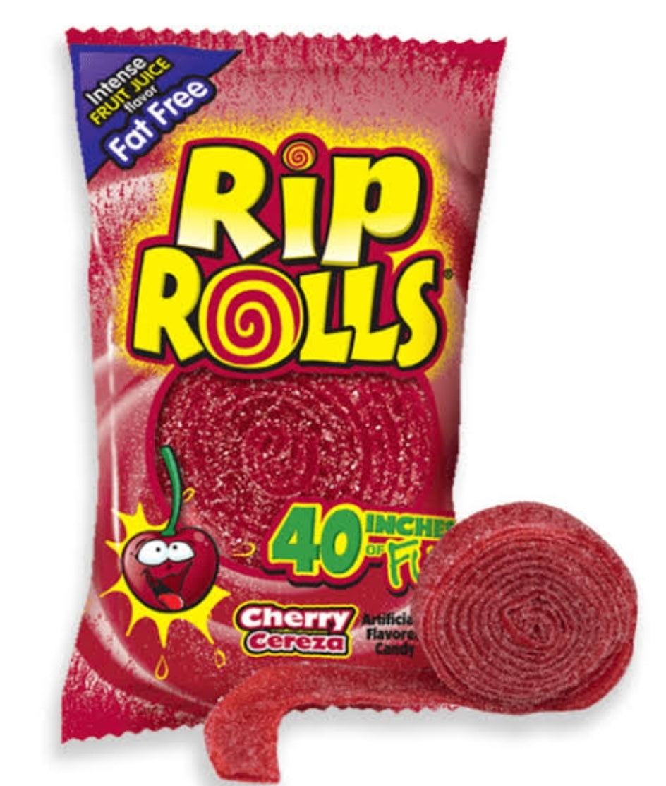 Rip Rolls Cherry 40g