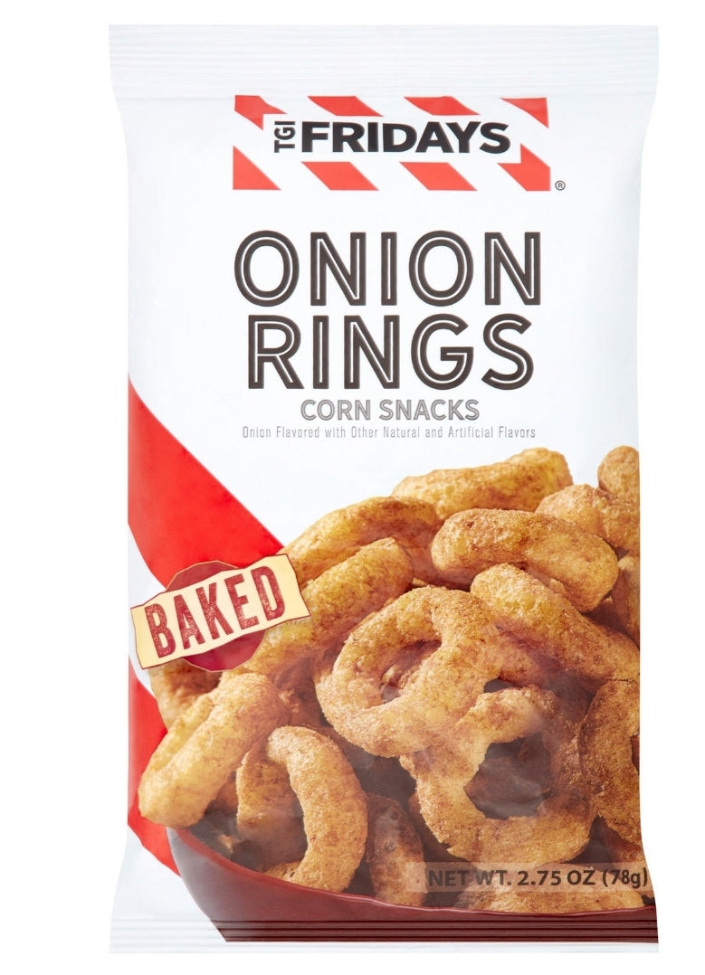 TGI FRIDAYS Onion Rings Corn Snacks 78g
