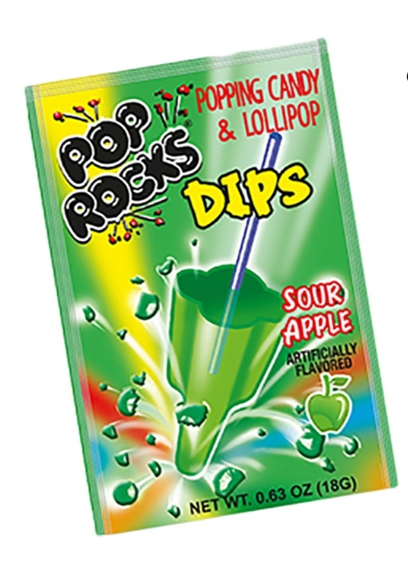POP ROCKS Sour Apple Dip 18g