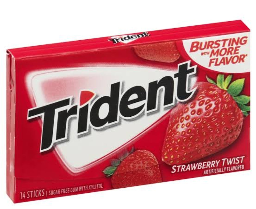 TRIDENT Strawberry Twist 14 Sticks