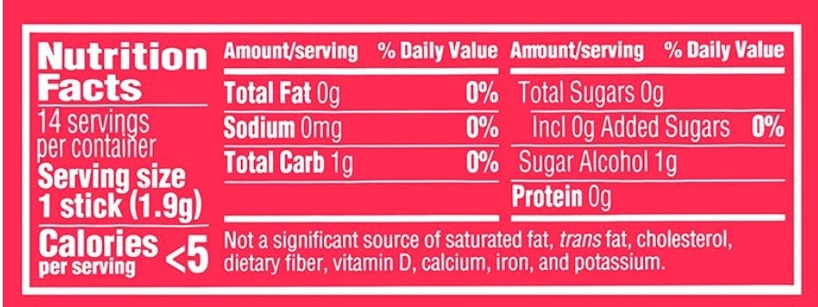 TRIDENT Strawberry Twist 14 Sticks