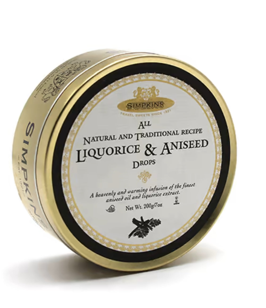 SIMPKINS Liquorice & Aniseed Drops 200g