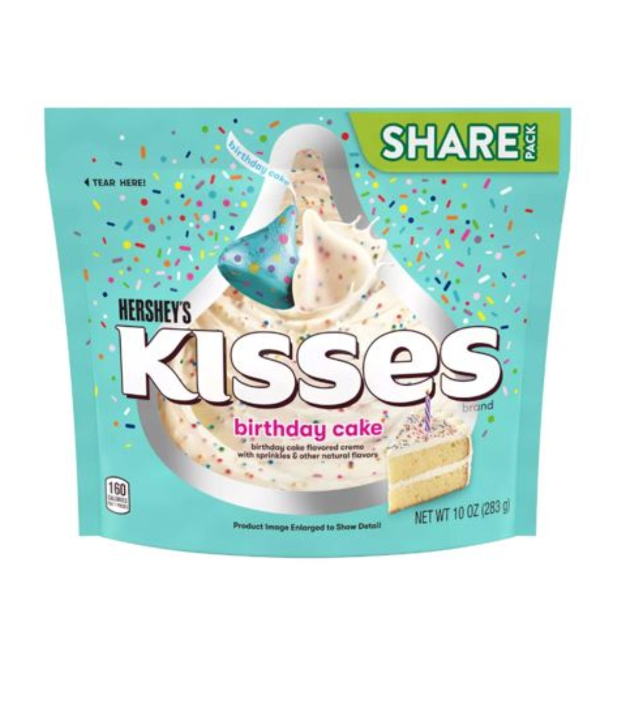 HERSHEYS Kisses Birthday Cake Share Pack 283g
