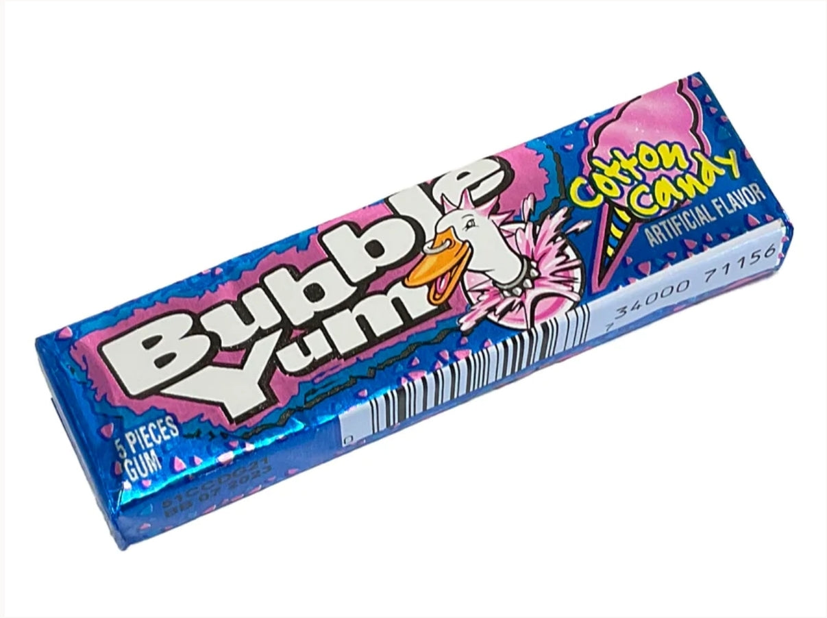 Bubble Yum Cotton Candy 5 Pieces Gum