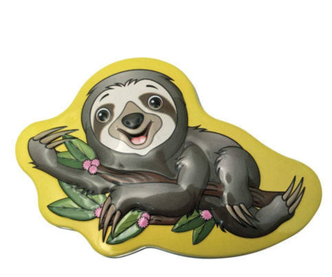Sloth Sour Strawberry Candy Tin