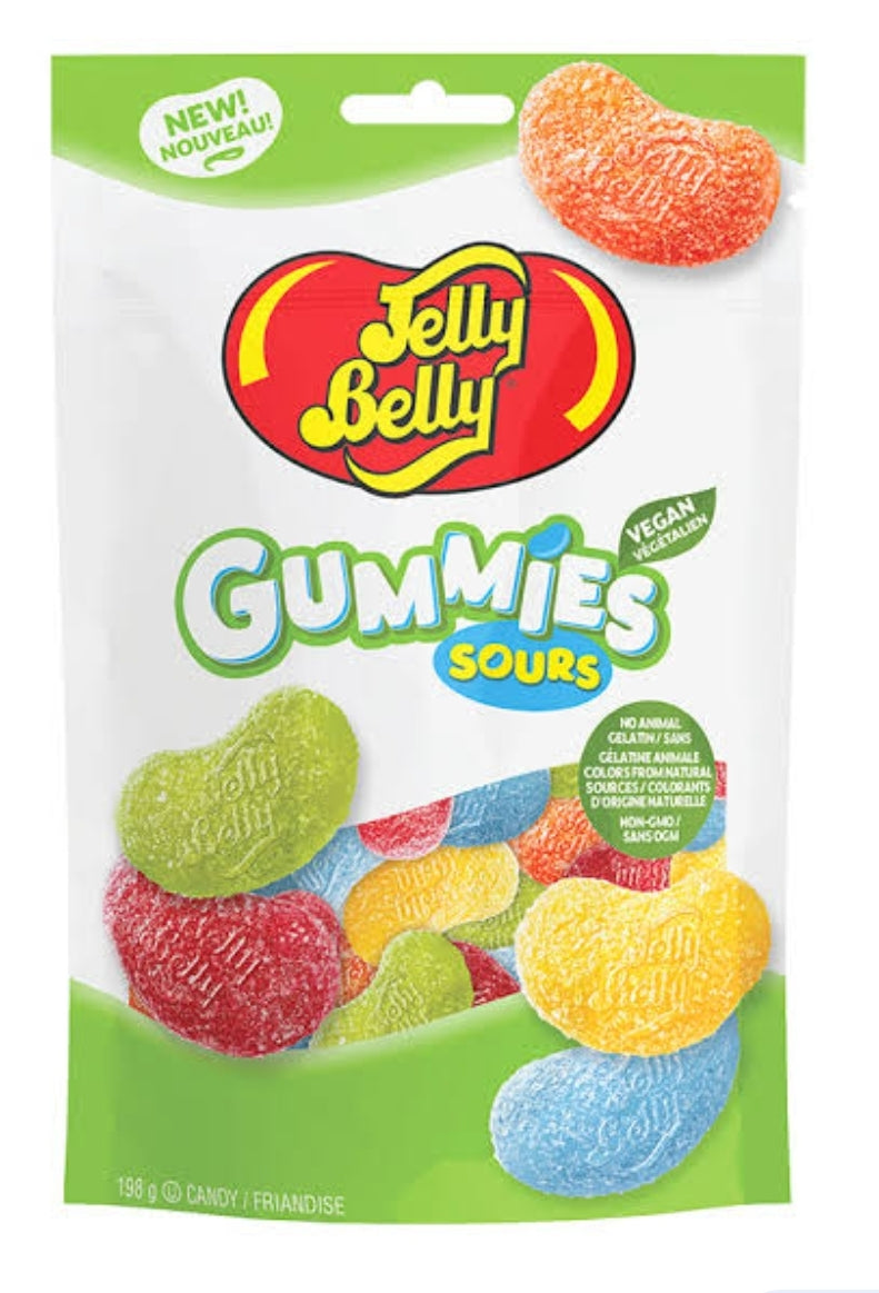 JELLY BELLY Sour Gummies Vegan 198g