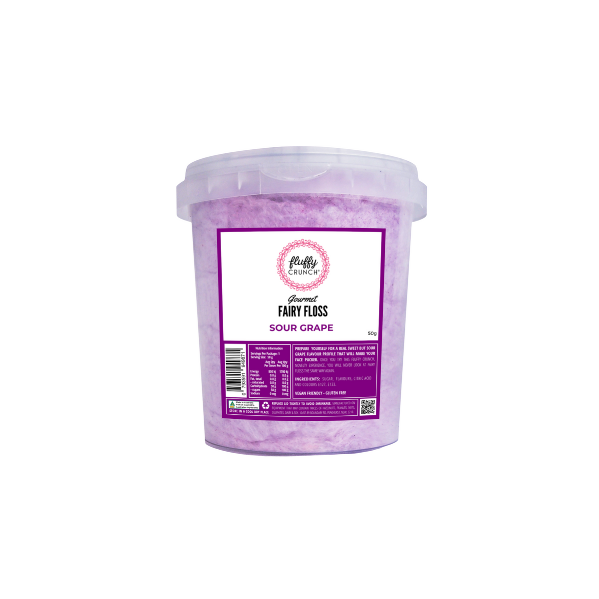 FLUFFY CRUNCH Sour Grape 50g