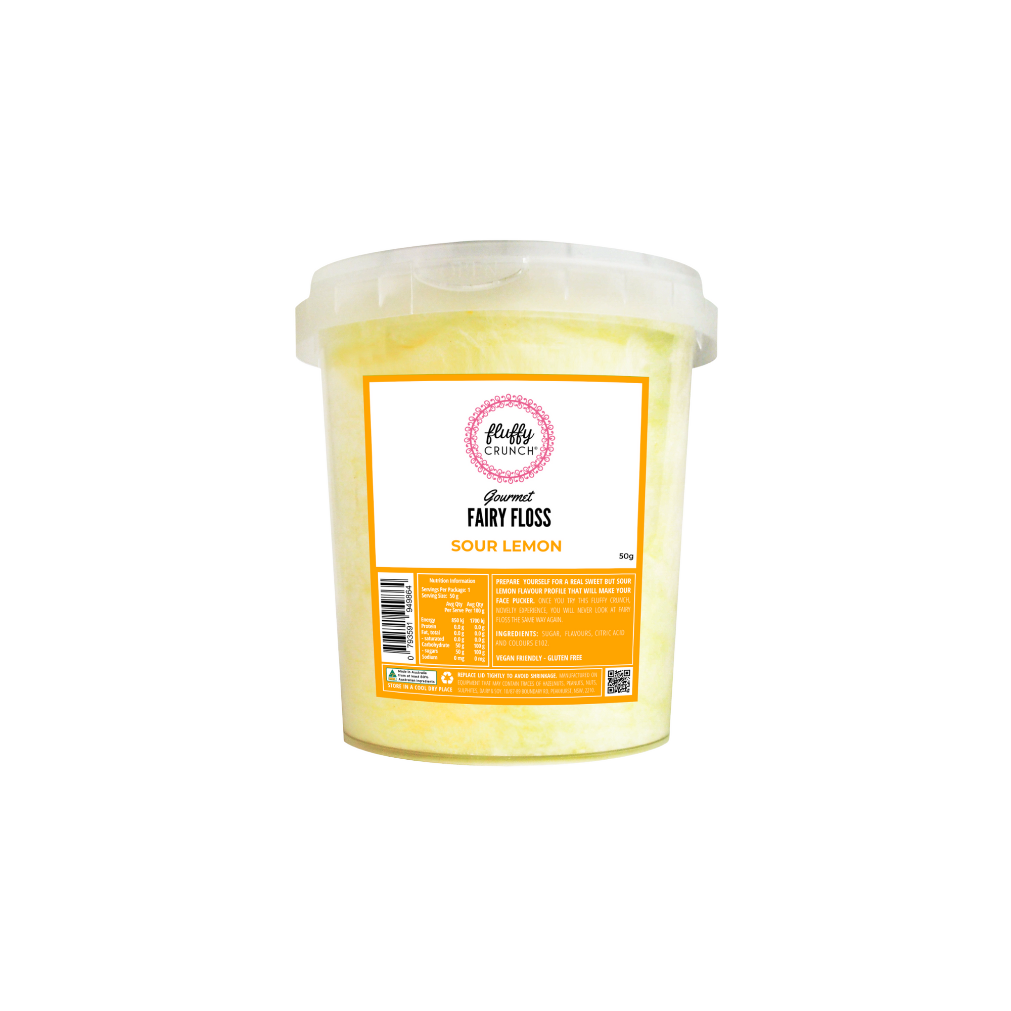 FLUFFY CRUNCH Sour Lemon 50g