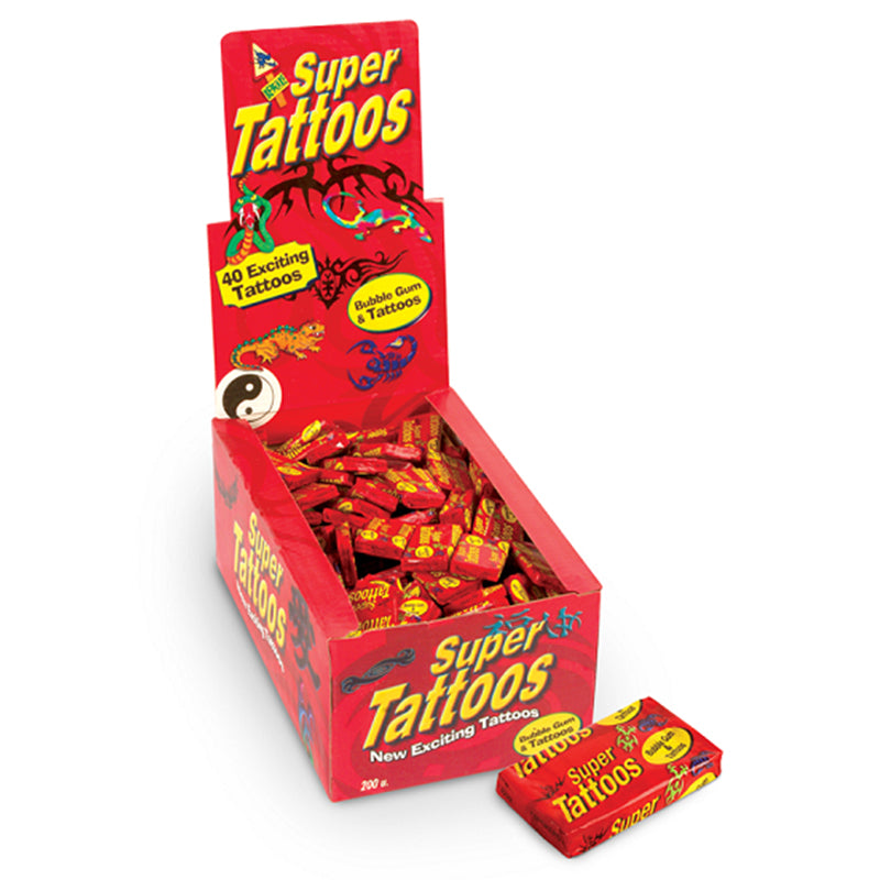 Super Tattoo Bubblegum Each