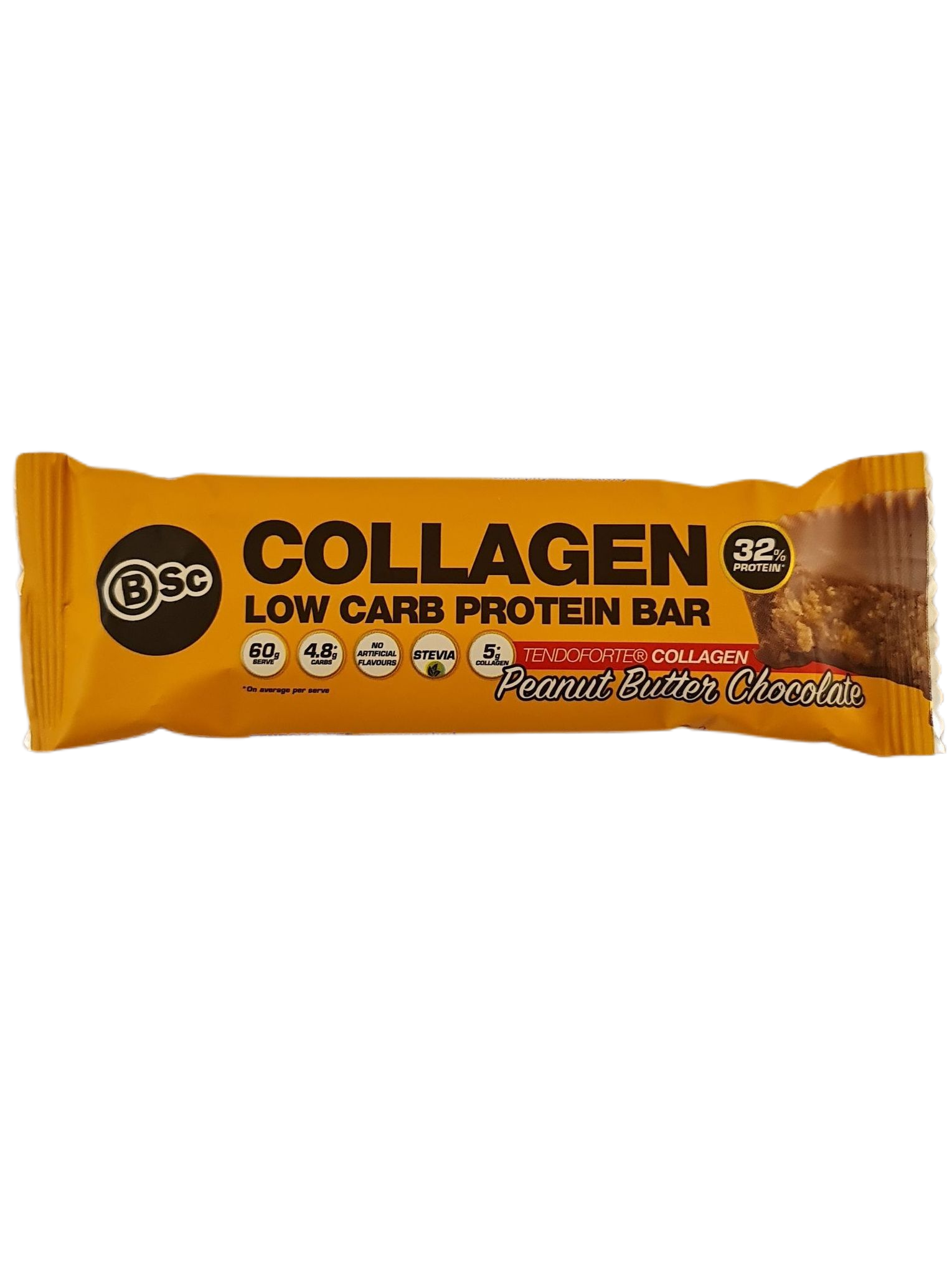 collagen low carb protein bar peanut butter chocolate 60g