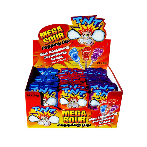 TNT Mega Sour Popping Dip 54g