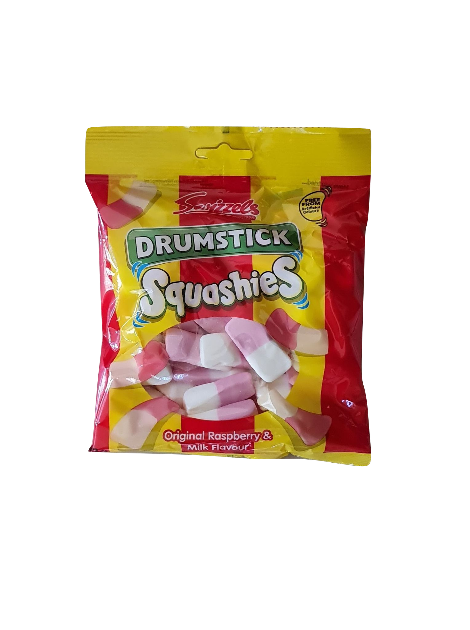 DRUMSTICK Squashies Original Raspberry & Milk Flavour 160g