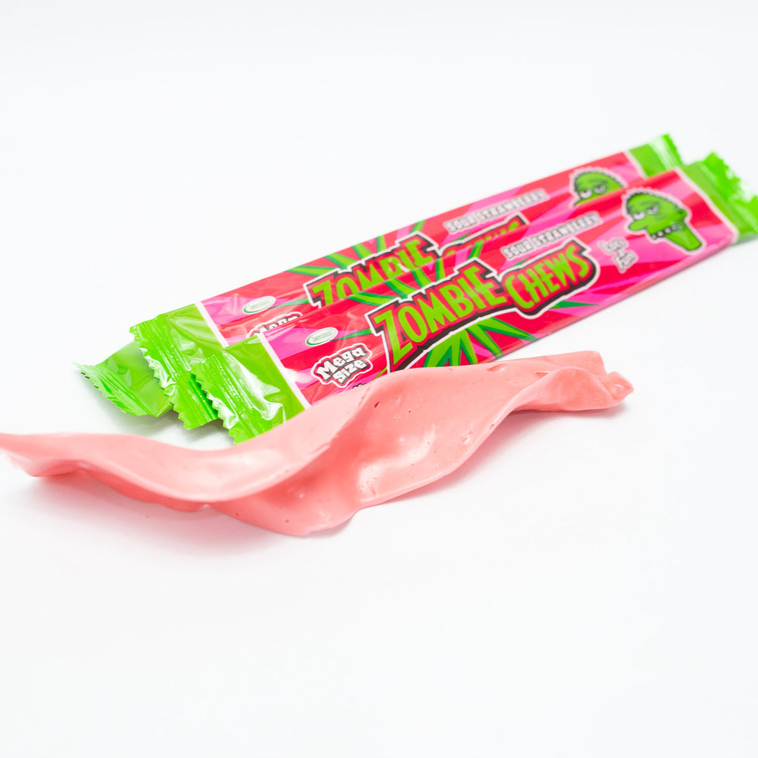 ZOMBIE CHEWS Sour Strawberry 28g