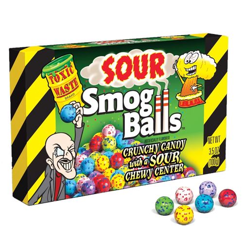 TOXIC WASTE Sour Smog Balls 100g
