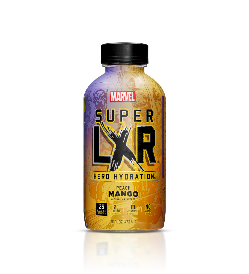 MARVEL SUPER LXR HERO HYDRATION PEACH MANGO 473ml