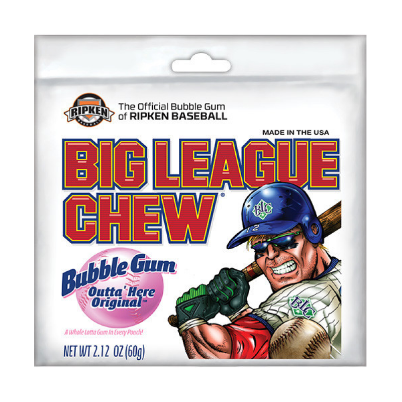 BIG LEAGUE CHEW Bubble Gum 60g