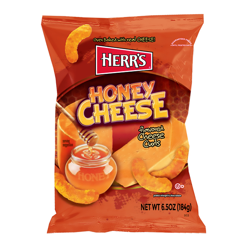 Herr's HONEY CHEESE Curls 184g