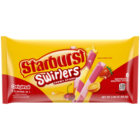 Starburst swirlers chewy sticks 84g