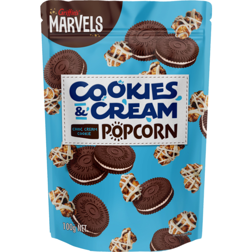 Marvels Cookies & Cream Popcorn 100g