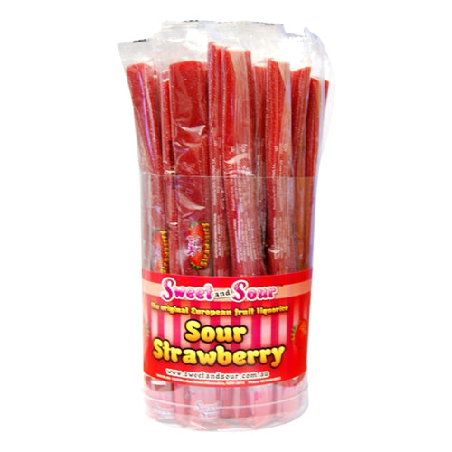 SWEET AND SOUR Fruit Liquorice Sour Strawberry 40g