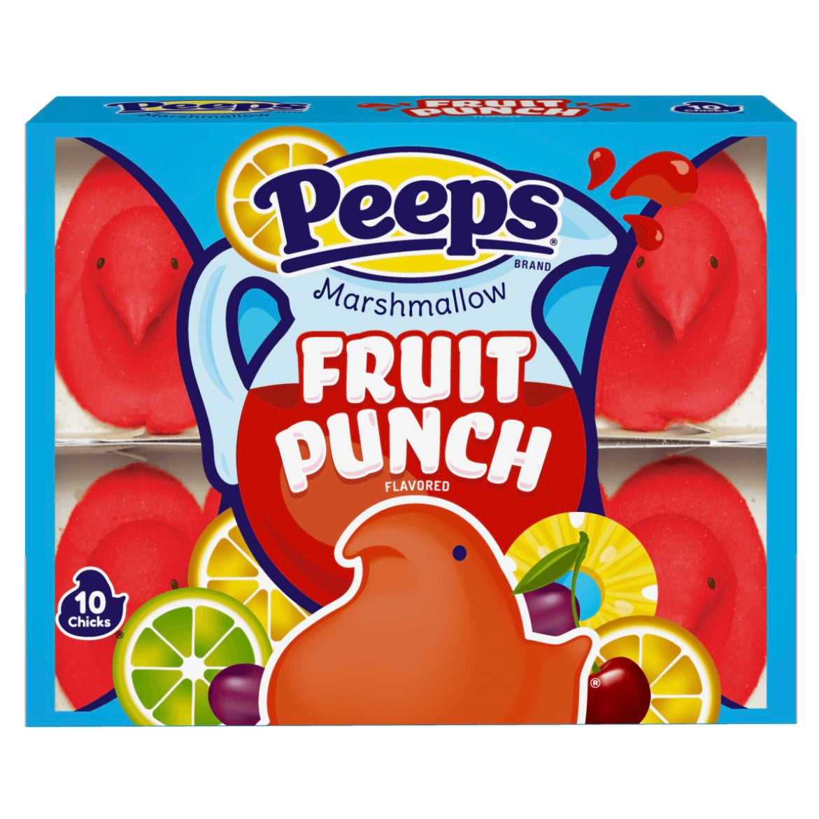 PEEPS Marshmallow Chicks Fruit Punch 85g