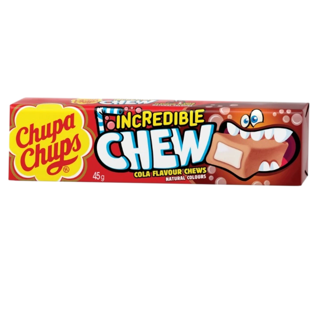 CHUPA CHUPS Incredible Chew Cola 45g