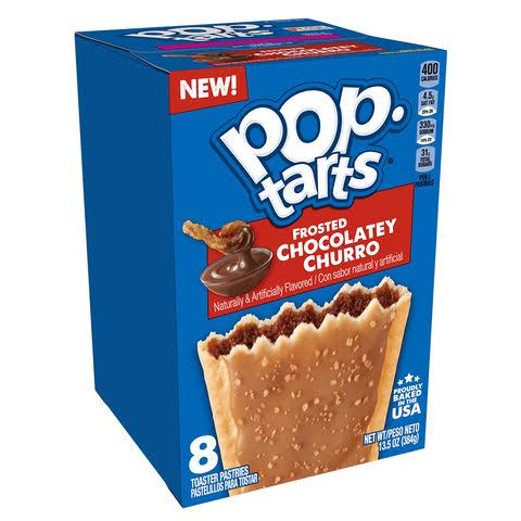 POP TARTS 8pk Frosted Chocolatey Churro 384g