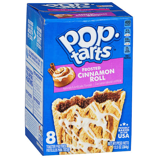 POP TARTS 8pk Frosted Cinnamon Roll 384g