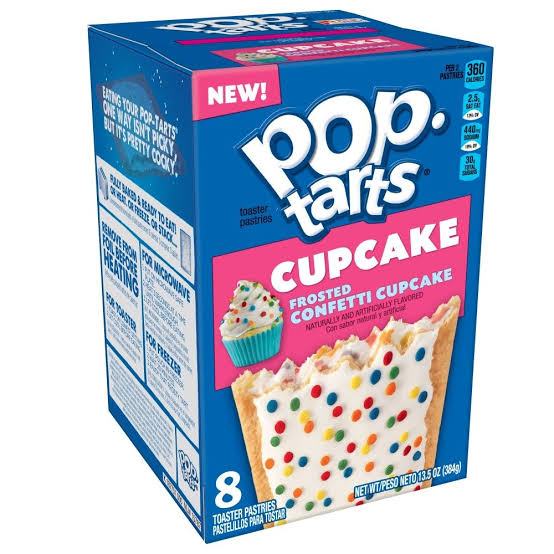 POP TARTS 8pk Frosted Confetti Cupcake 384g