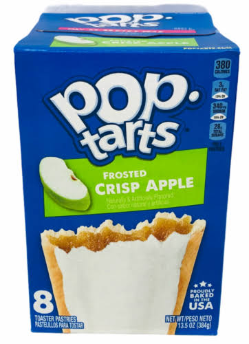POP TARTS 8pk Frosted Crisp Apple 384g