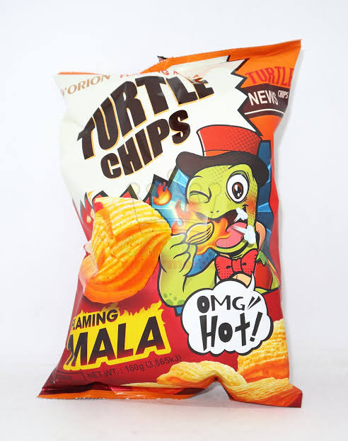 ORION Turtle Chips Flaming Mala 160g