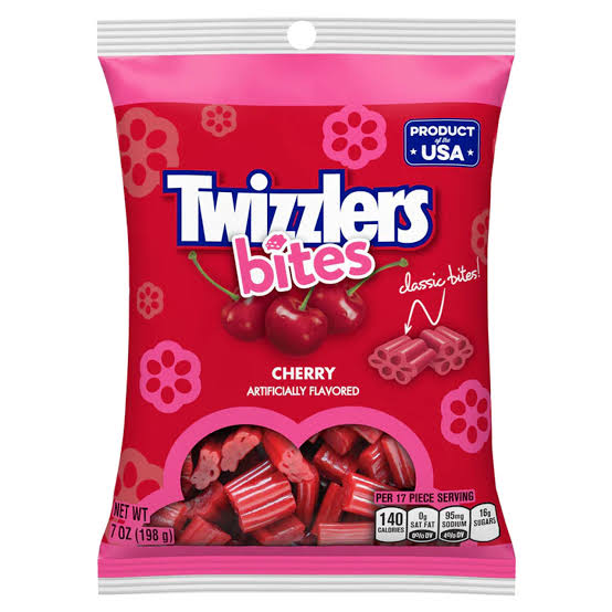 TWIZZLERS Bites Cherry 198g
