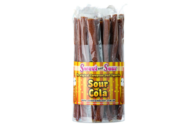 SWEET AND SOUR Fruit Liquorice Cola 40g